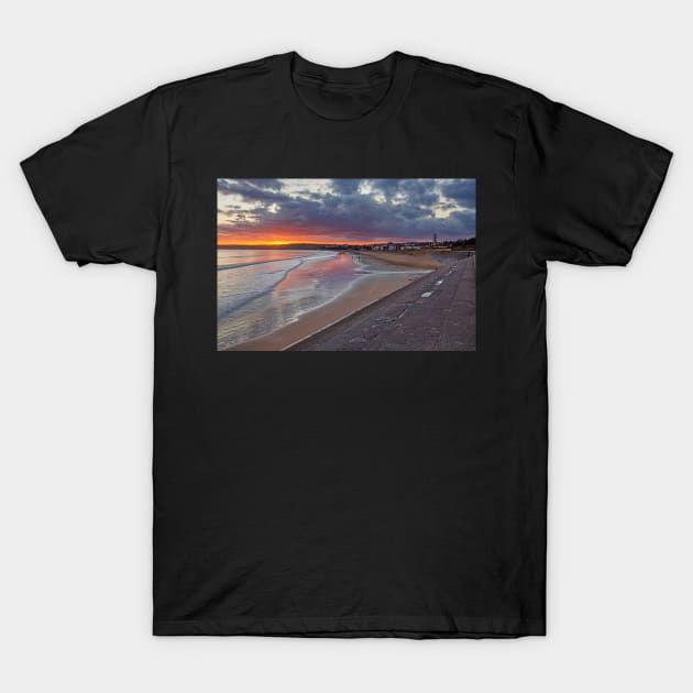 Swansea Bay from the Civic Centre T-Shirt by dasantillo